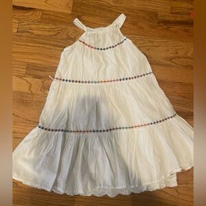 Matilda Jane White and Pink Smocked Sundress